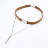 New Black Velvet Choker Necklace Strip rope chain - Fashion Proline