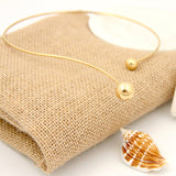 Simple Torques Collar Necklace - Fashion Proline