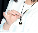 Black Obsidian Rainbow Eye Ball Necklace - Fashion Proline