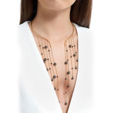 Black Beads Hyperbole Long Tassel Necklace - Fashion Proline