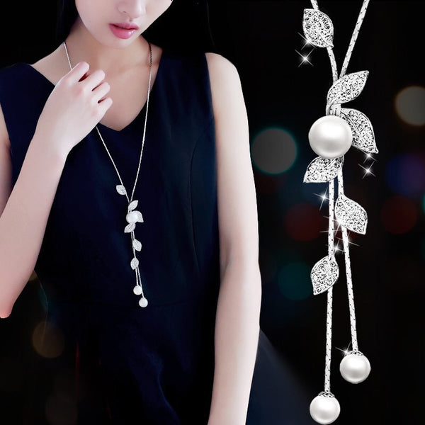 Pearl Choker Silver Necklaces for Women - Fashion Proline