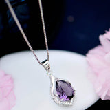 Water Drop Shaped Pendant Gemstone - Fashion Proline