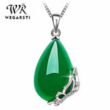 Silver Natural Gemstone Necklace - Fashion Proline