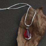Silver Natural Gemstone Necklace - Fashion Proline