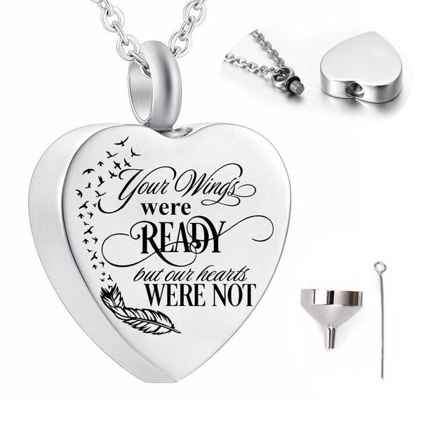 Heart Cremation Urn Necklace - Fashion Proline