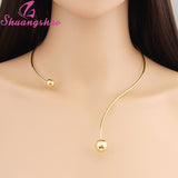 Simple Torques Collar Necklace - Fashion Proline