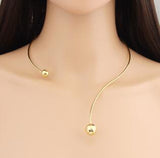 Simple Torques Collar Necklace - Fashion Proline