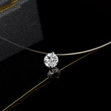 Water drop necklace invisible fish line - Fashion Proline