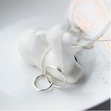 Double Circle Short Necklace - Fashion Proline