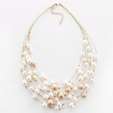 Gold Multi Layer Chains Necklaces For Women - Fashion Proline