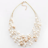 Gold Multi Layer Chains Necklaces For Women - Fashion Proline