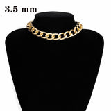 Aluminum Gold Chain Necklace For Woomen - Fashion Proline