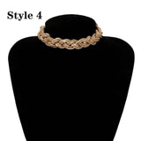 Aluminum Gold Chain Necklace For Woomen - Fashion Proline