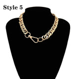Aluminum Gold Chain Necklace For Woomen - Fashion Proline