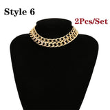 Aluminum Gold Chain Necklace For Woomen - Fashion Proline