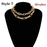 Aluminum Gold Chain Necklace For Woomen - Fashion Proline
