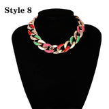 Aluminum Gold Chain Necklace For Woomen - Fashion Proline