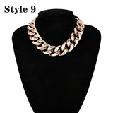 Aluminum Gold Chain Necklace For Woomen - Fashion Proline