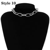 Aluminum Gold Chain Necklace For Woomen - Fashion Proline
