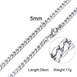 Stainless Steel Necklace For Women And Men - Fashion Proline