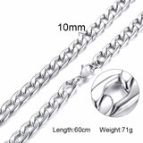 Stainless Steel Necklace For Women And Men - Fashion Proline