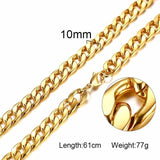 Stainless Steel Necklace For Women And Men - Fashion Proline