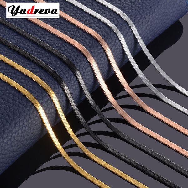 Stainless Steel Flat Necklace For Women - Fashion Proline