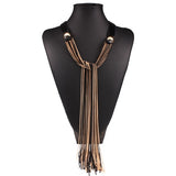 Vintage Leather Long Necklace For Women - Fashion Proline