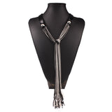 Vintage Leather Long Necklace For Women - Fashion Proline