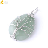 Tree of Life Necklace Natural Stone Pendant - Fashion Proline