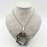 Dandie Cotton rope metal necklace - Fashion Proline