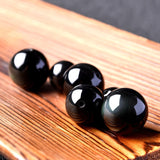 Black Obsidian Rainbow Eye Ball Necklace - Fashion Proline